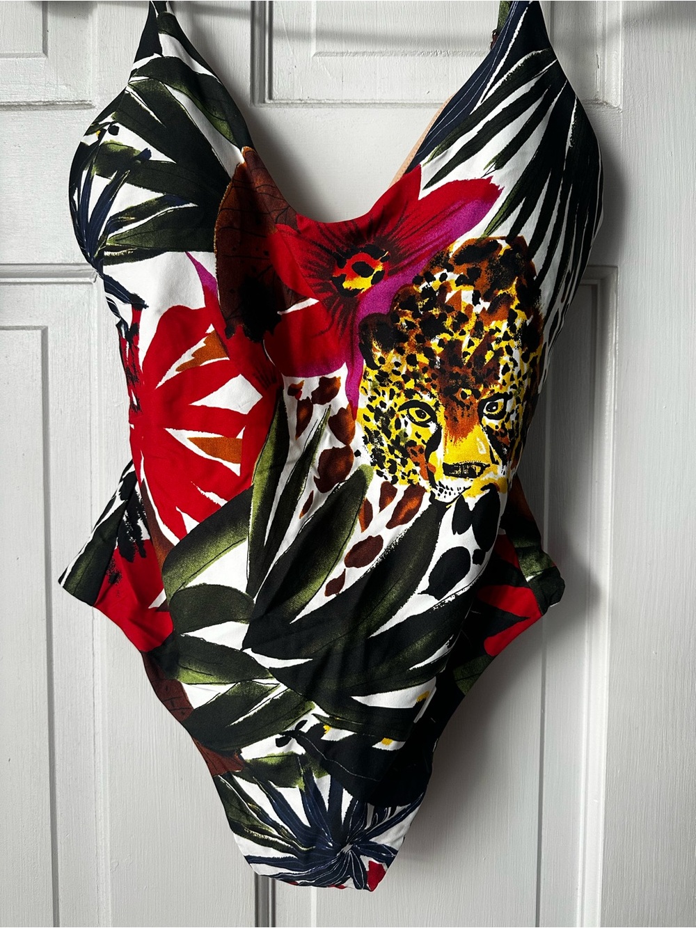 J.CREW One-Piece Swimsuit Leopard Print